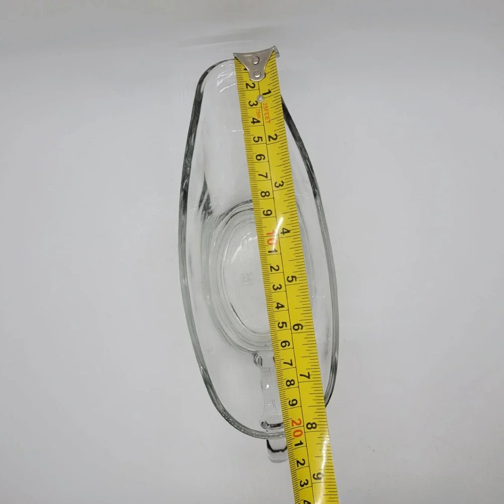 Anchor Hocking Clear Glass Gravy Boat 10oz Sauce Server USA 1028